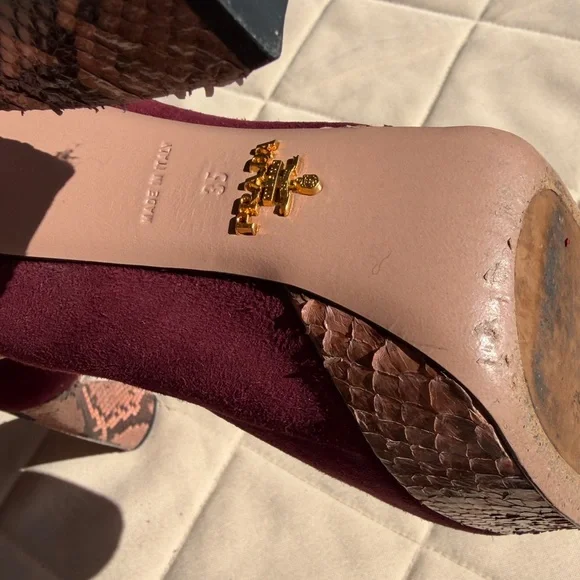 Prada Python Pumps - Picture 5 of 7